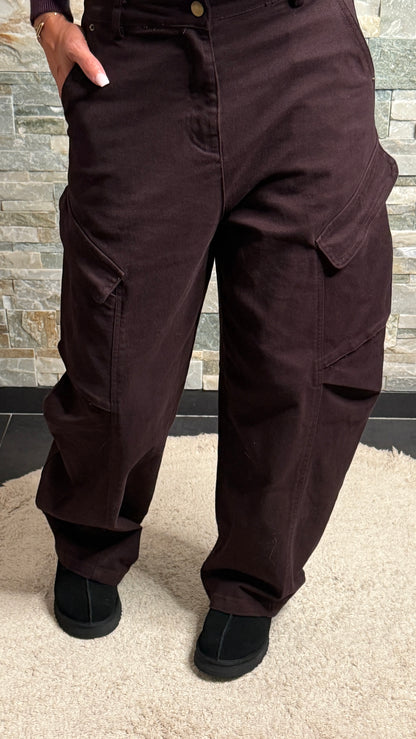 Jean ballon cargo Prune