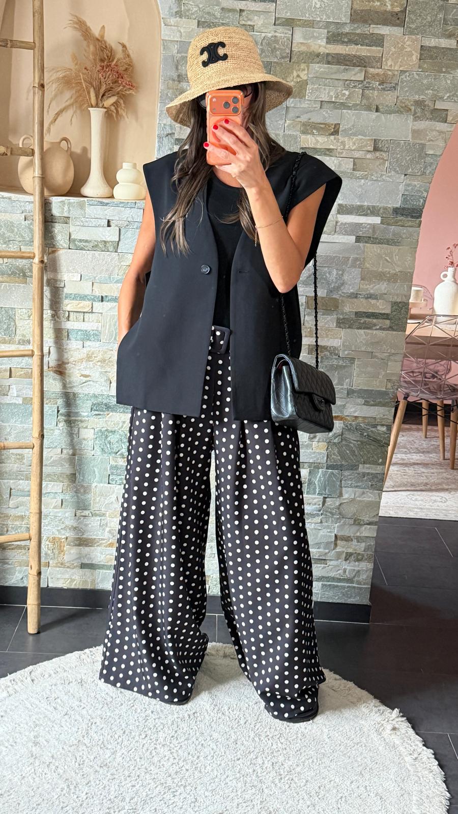 Blazer sans manches Noir