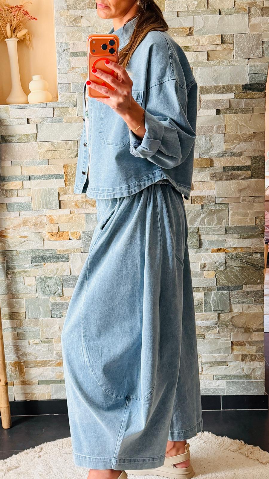 Ensemble en jean oversize