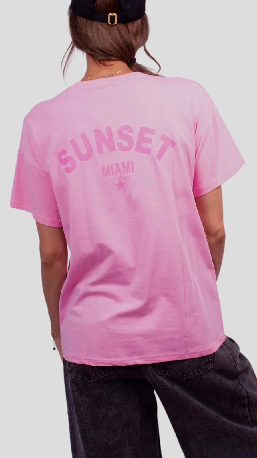 T-Shirt sunset Miami Rose