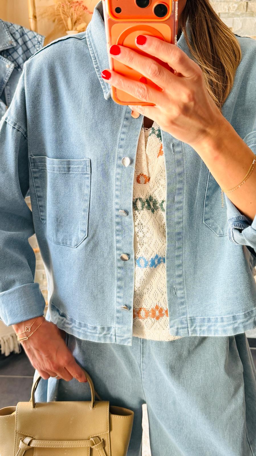 Ensemble en jean oversize