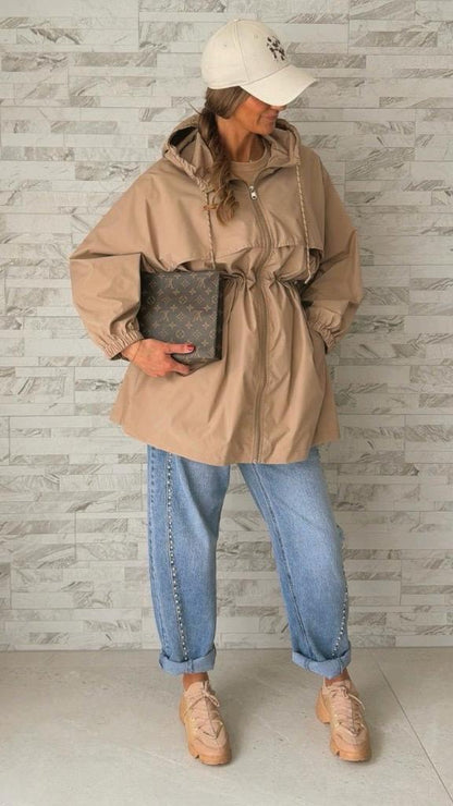 Parka déperlante Kamel
