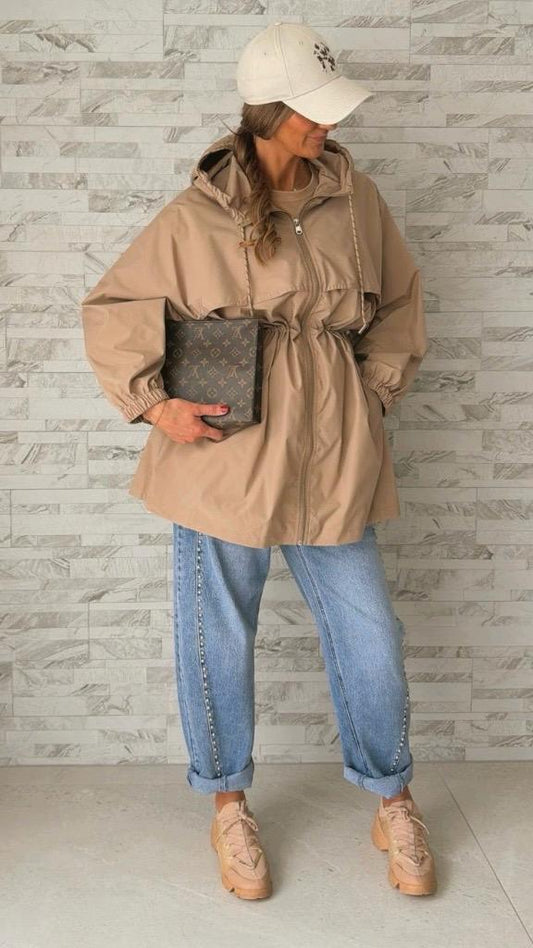 Parka déperlante Kamel