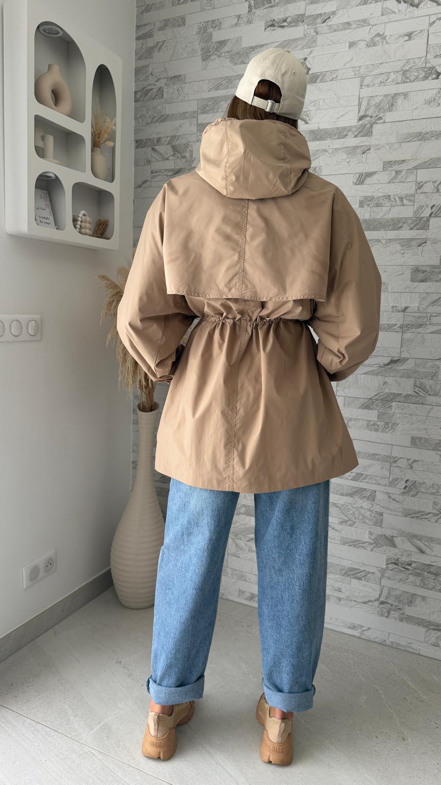 Parka déperlante Kamel
