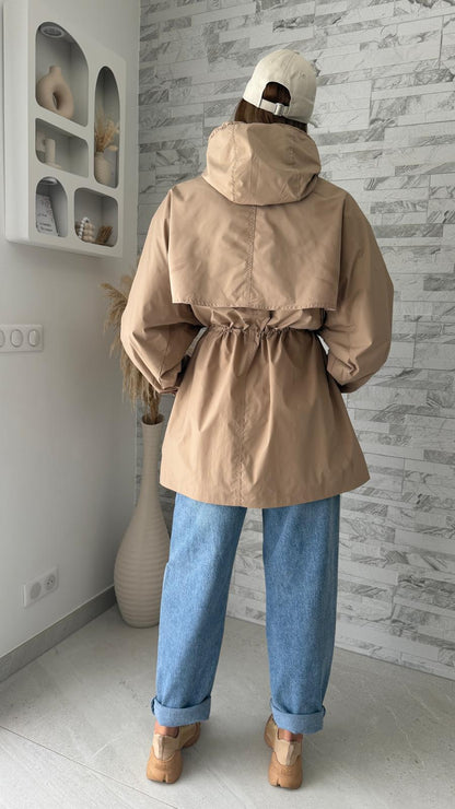 Parka déperlante Kamel
