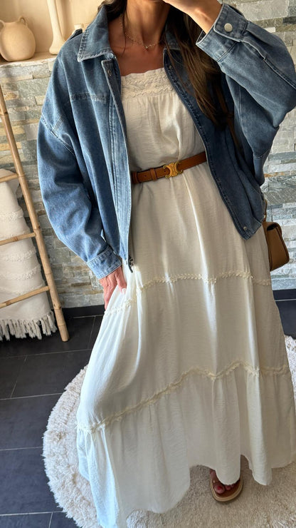Veste en jean oversize